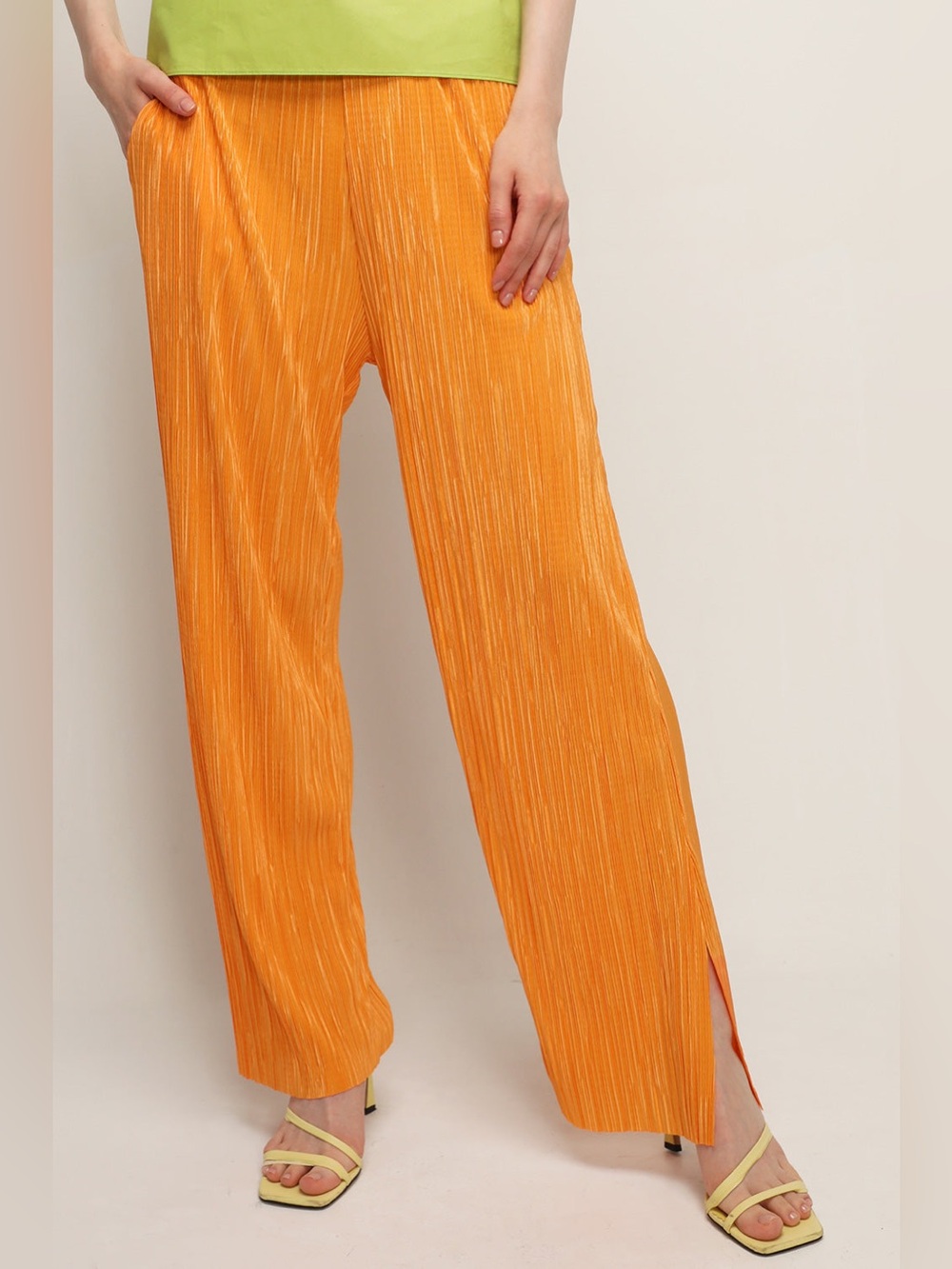 Storets Peyton Crinkled Pleated Pants M/L